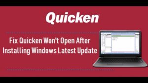 Quicken will not open