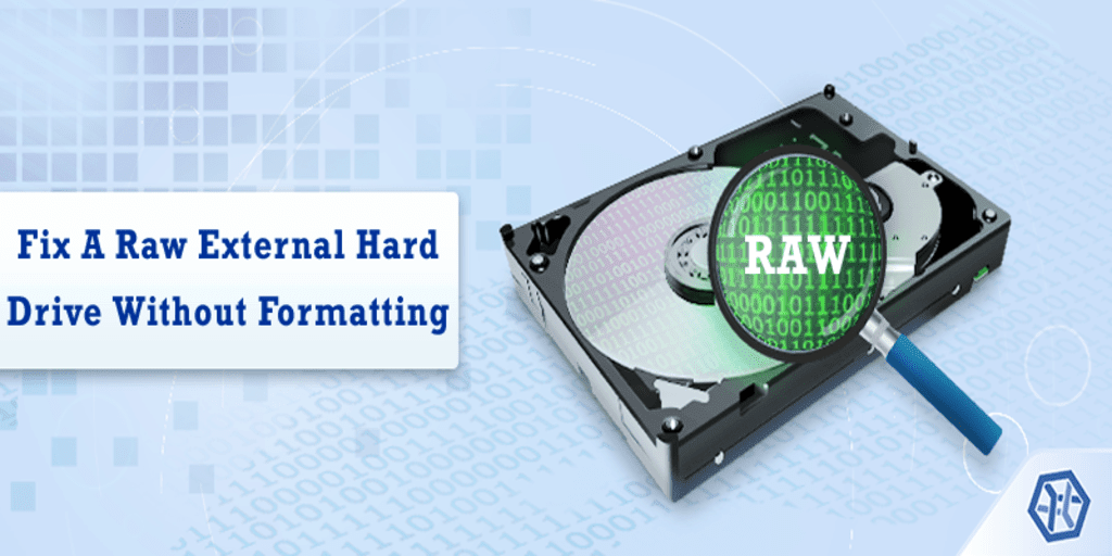 fix raw external hard drive