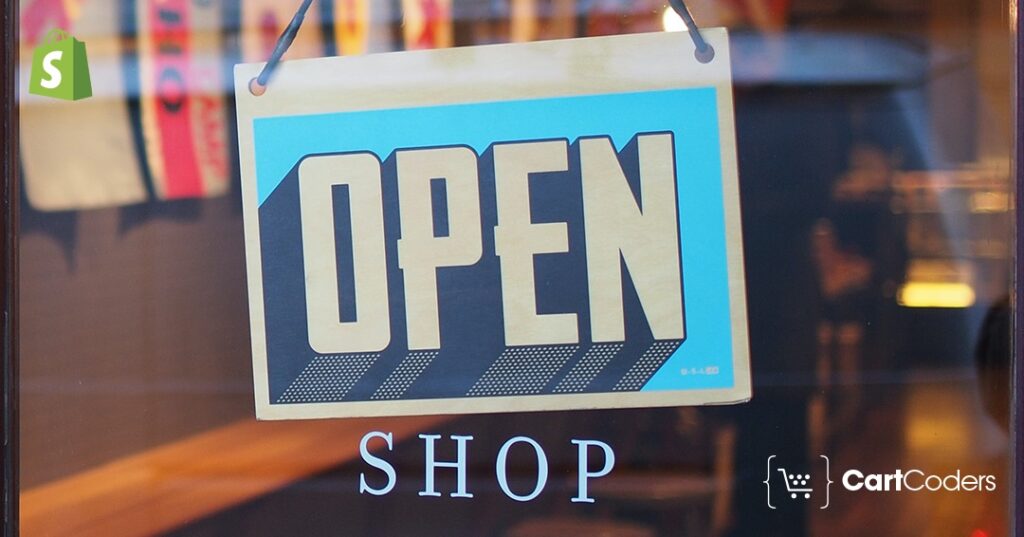 Shopify-open-shop