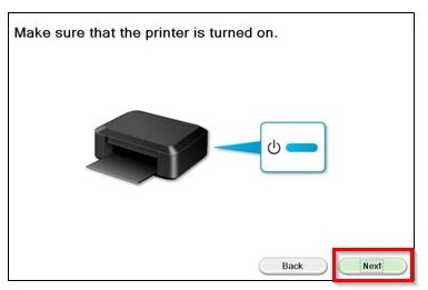 Make sure IP110 canon printer on