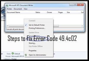 HP Error 49.4c02