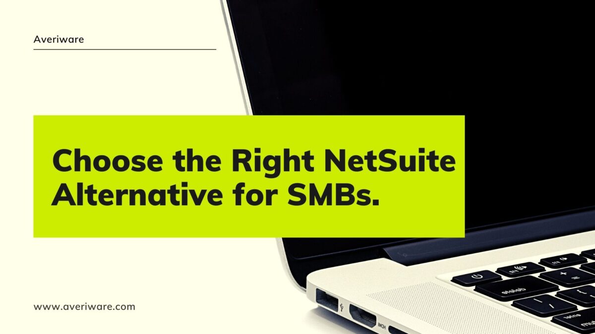 Affordable NetSuite Alternative Cloud ERP Software for SMBs