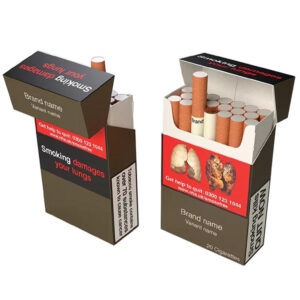 Blank Cigarette Boxes
