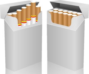 Blank cigarette Boxes