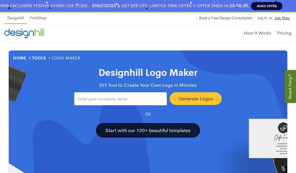 Designhill Logo Maker