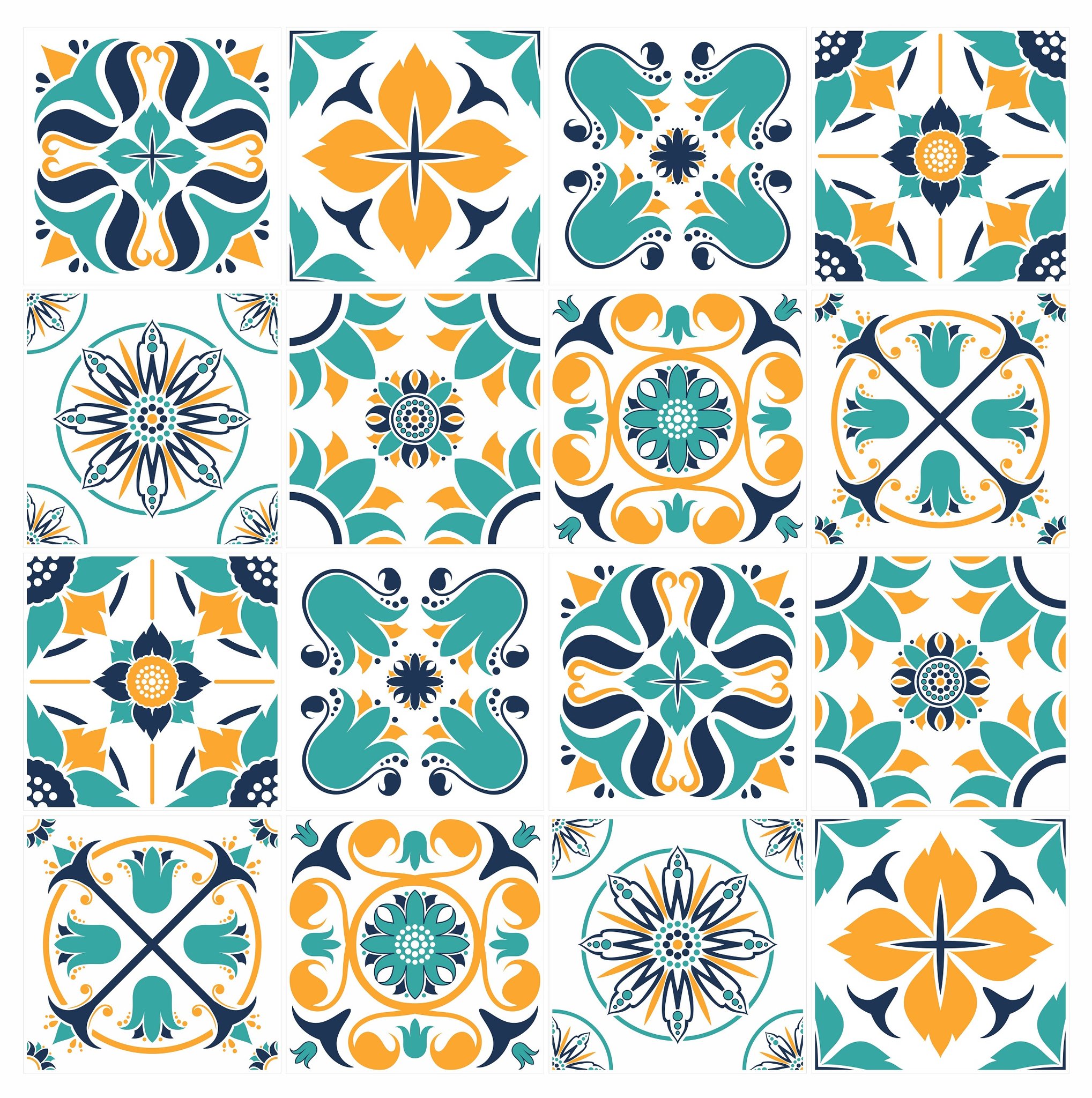 Vibrant mosaic tile stickers to brighten up your space