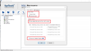 Restore SQL Database Table Without Backup