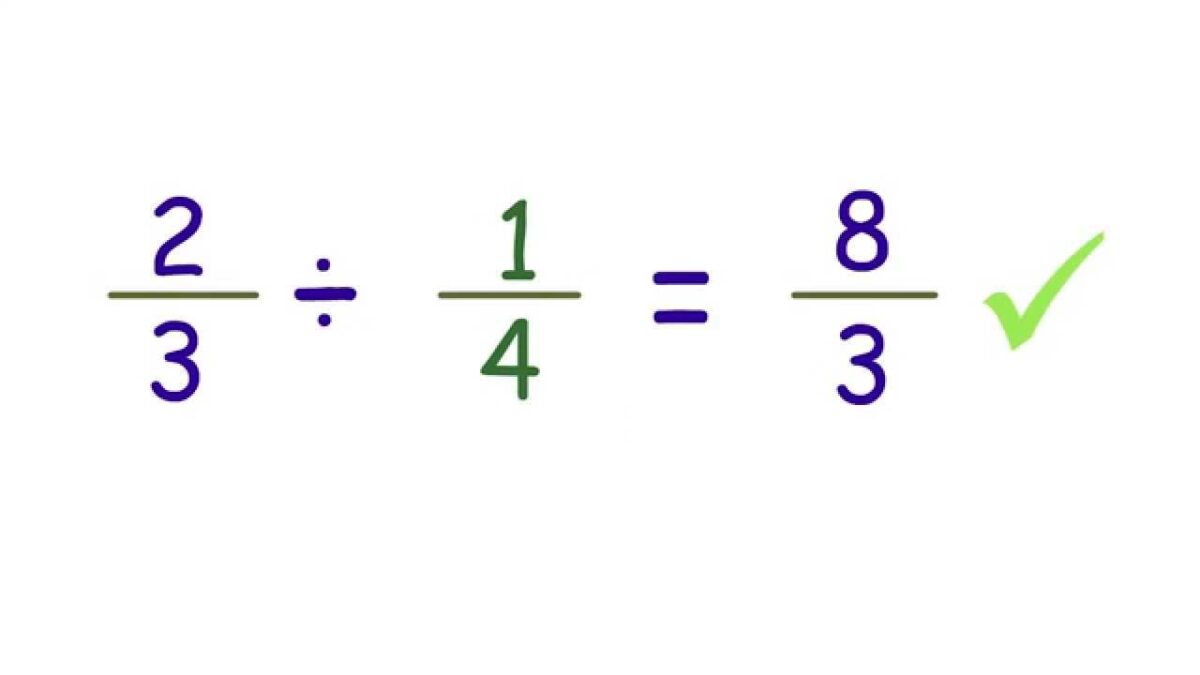 How to do the Division of the Fractions?