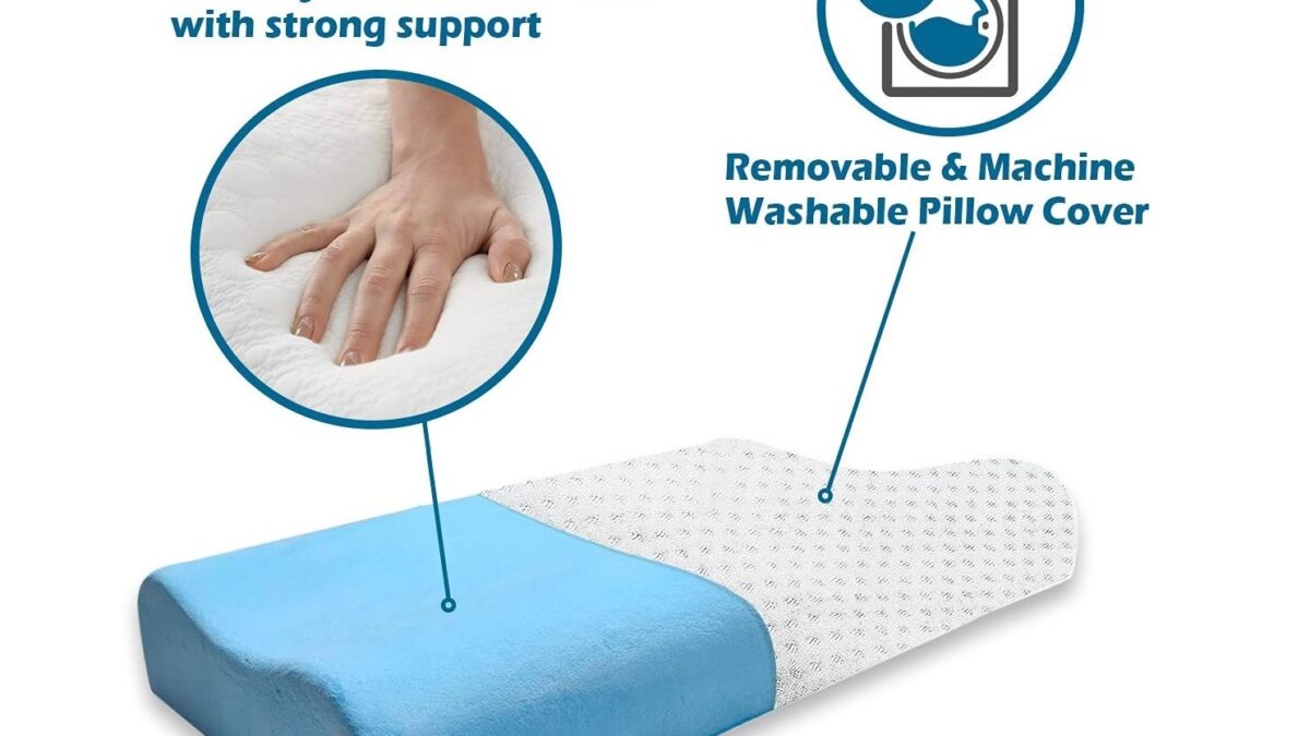 Best Pillow for Cervical Pain and Neck Pain: Memory Foam Pillow