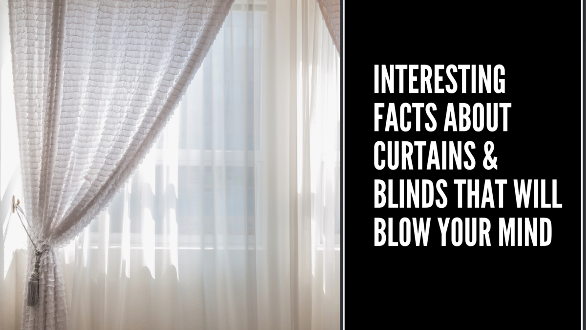 Interesting Facts About Curtains & Blinds That Will Blow Your Mind