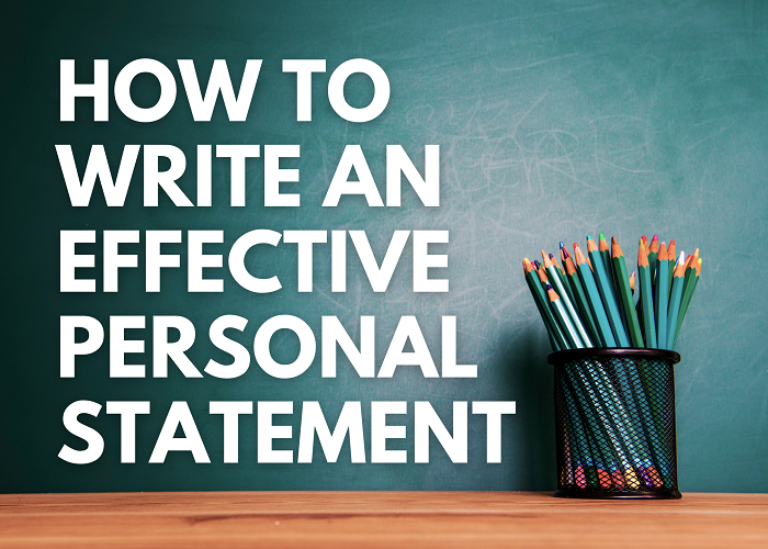 elements of a strong personal statement