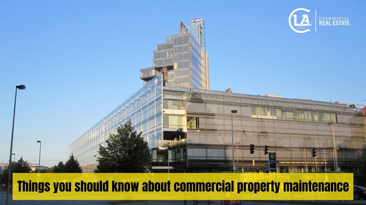Things you should know about commercial property maintenance
