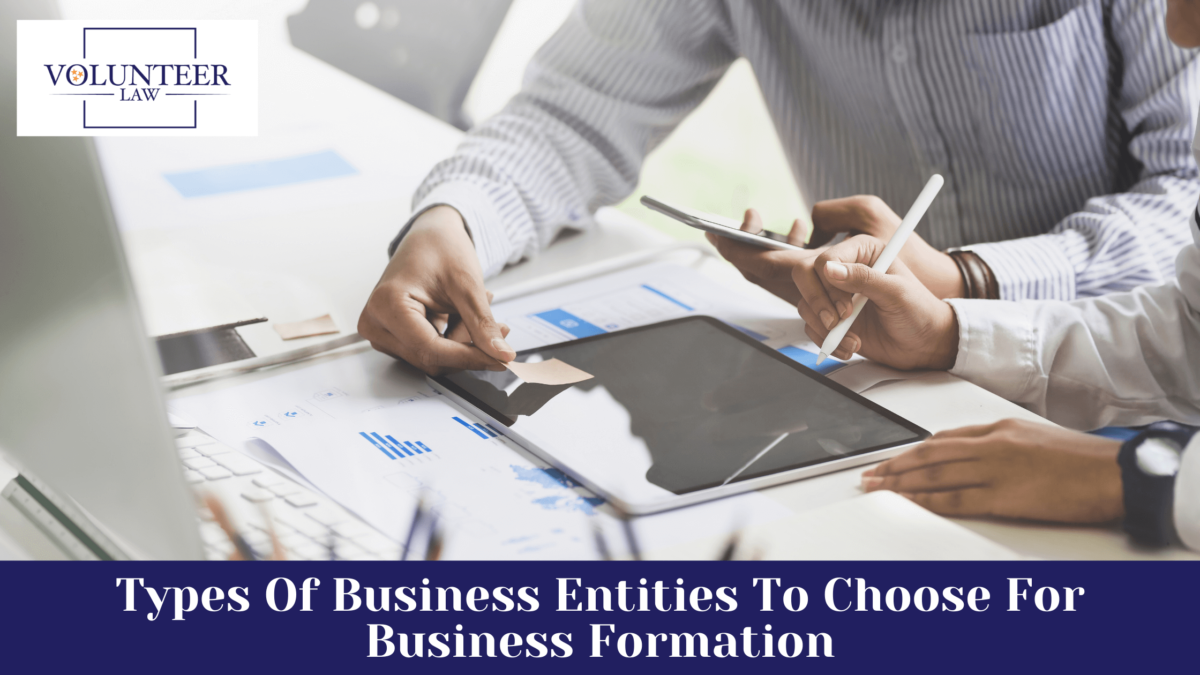 Types Of Business Entities To Choose For Business Formation