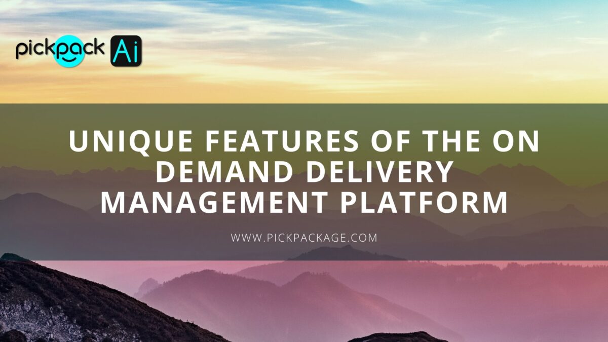 Unique Features Of The Best On Demand Delivery Management Platform