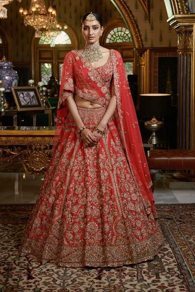 Check out the stunning Jacket Style Lehenga ideas for winter wedding