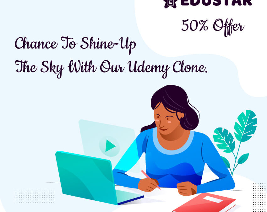 Chance to shine up the sky with our Udemy clone script