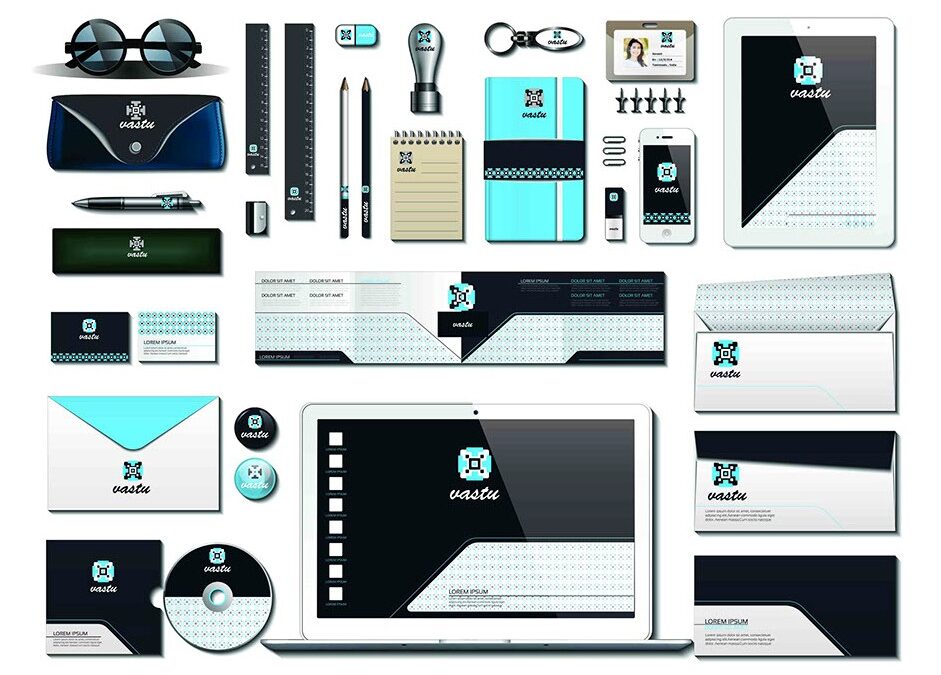 Business stationery design services for rebranding