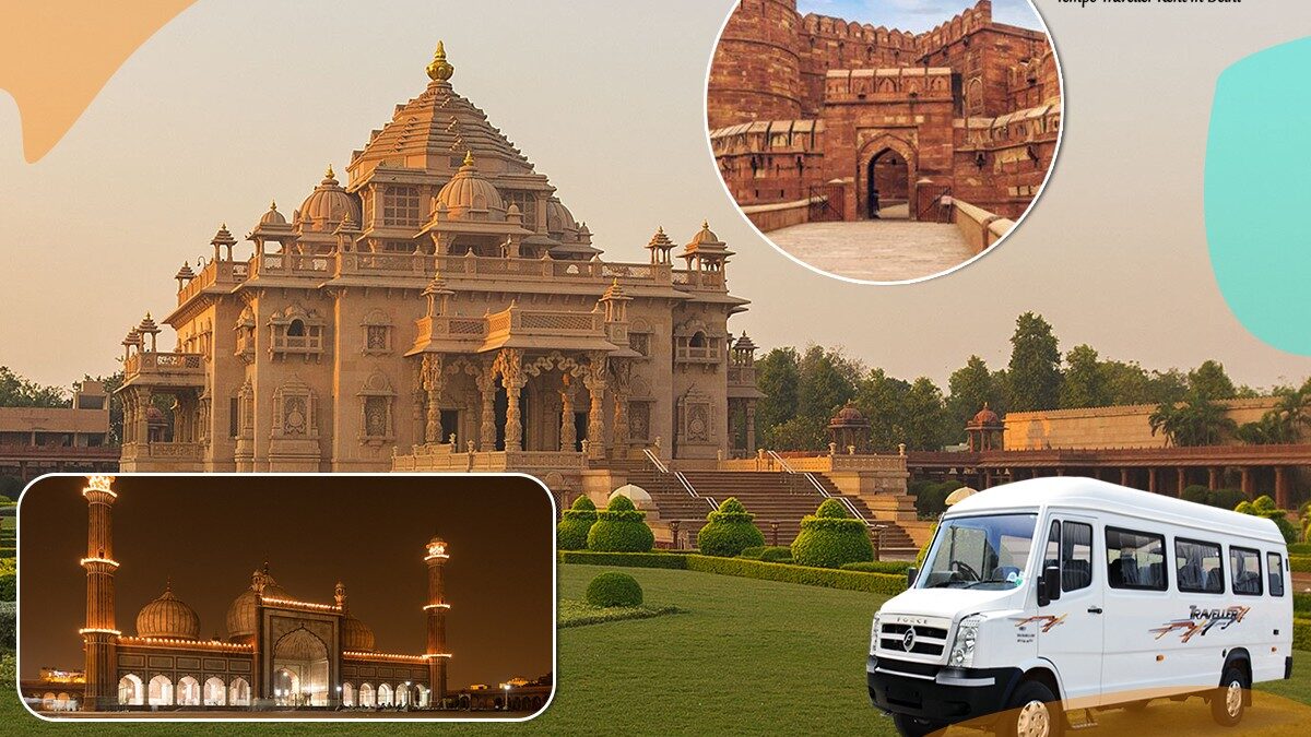 CharDham Yatra with a 16 Seater Tempo Traveller in Delhi on Rent