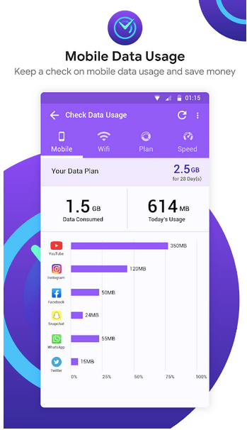 Check Data Usage App