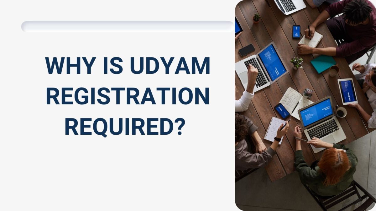 WHY IS UDYAM REGISTRATION REQUIRED?