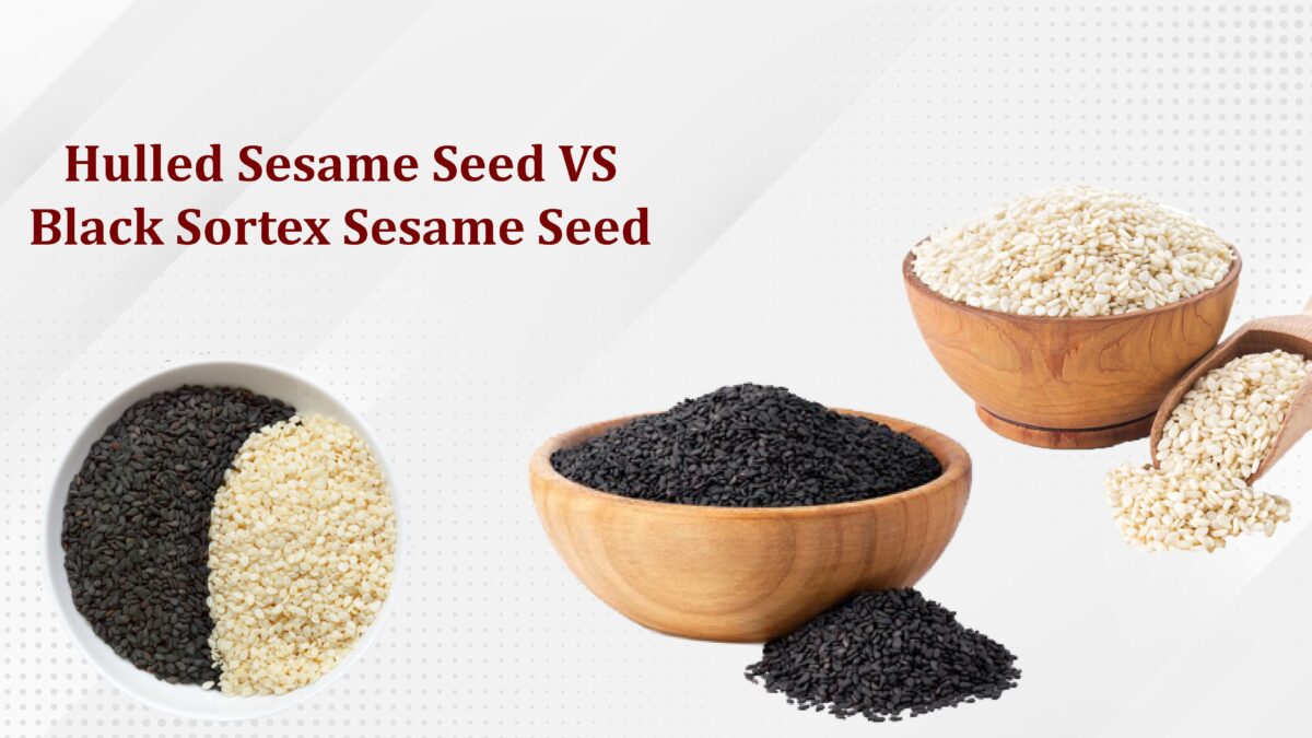 Hulled Sesame Seed VS Black Sortex Sesame Seed