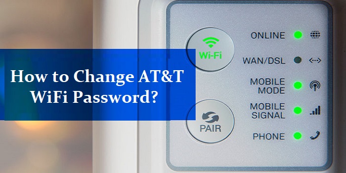Change AT&T Email WiFi Password