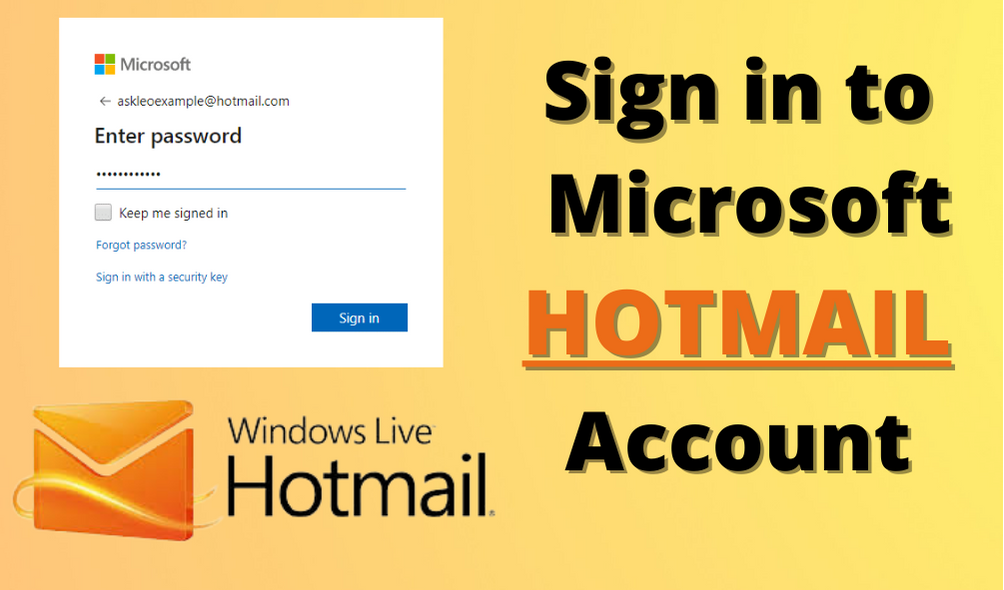 How to Sign in to Microsoft Hotmail Account?