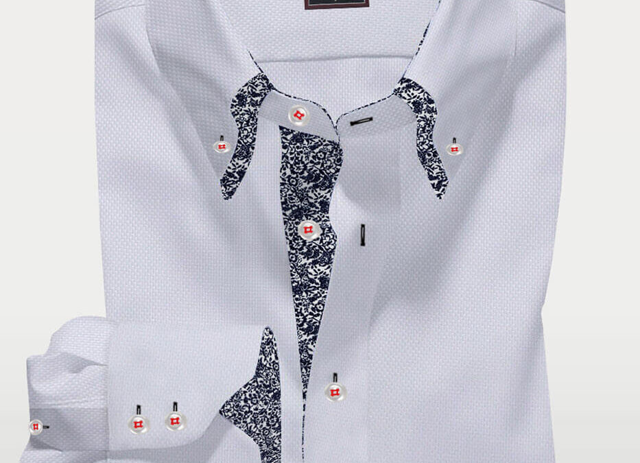 Fashion Mens Dress Shirts | Dubble Collar Button Down Shirts