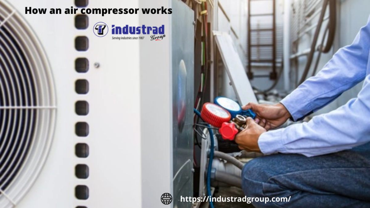 How an air compressor works!?