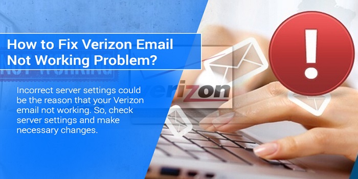 verizon email not working