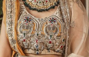 embroidered lehenga choli, choli, chaniya choli, bridal attire, lehenga for bride, wedding lehenga choli, designer wedding outfit, shreeman, indiian bridal lehenga choli