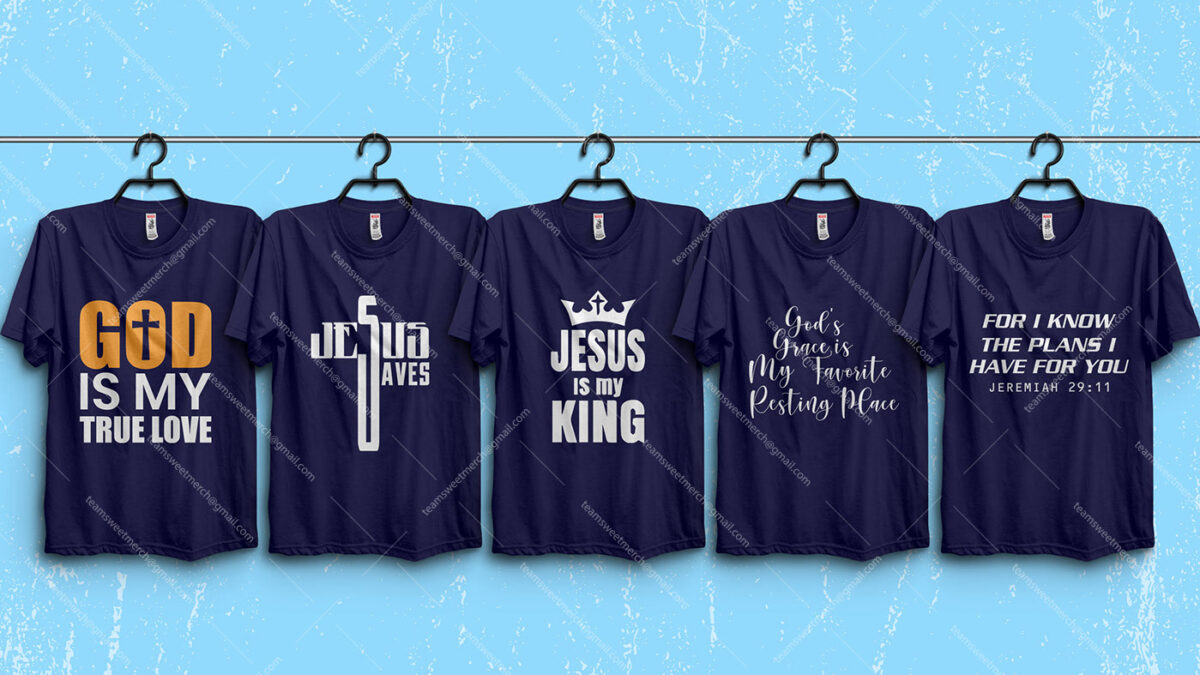 Christian T-shirts: Visible ways to spread Christianity