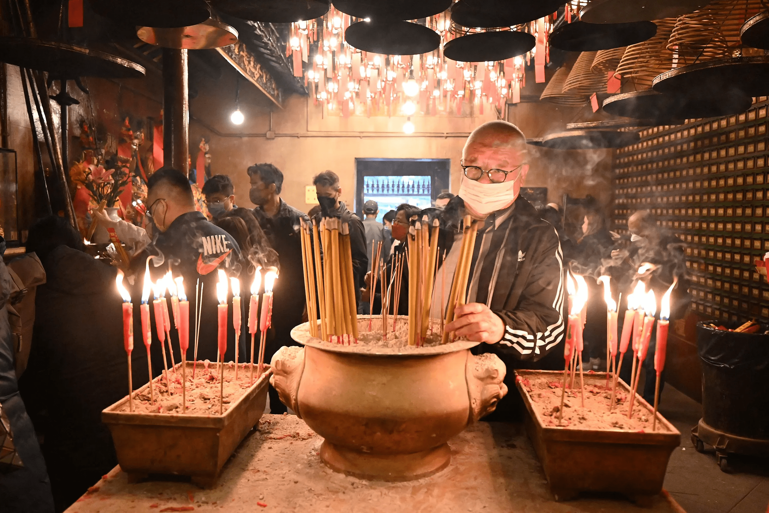 Villagers prepare more than 50,000 sticks per day during the New Year Celebration.