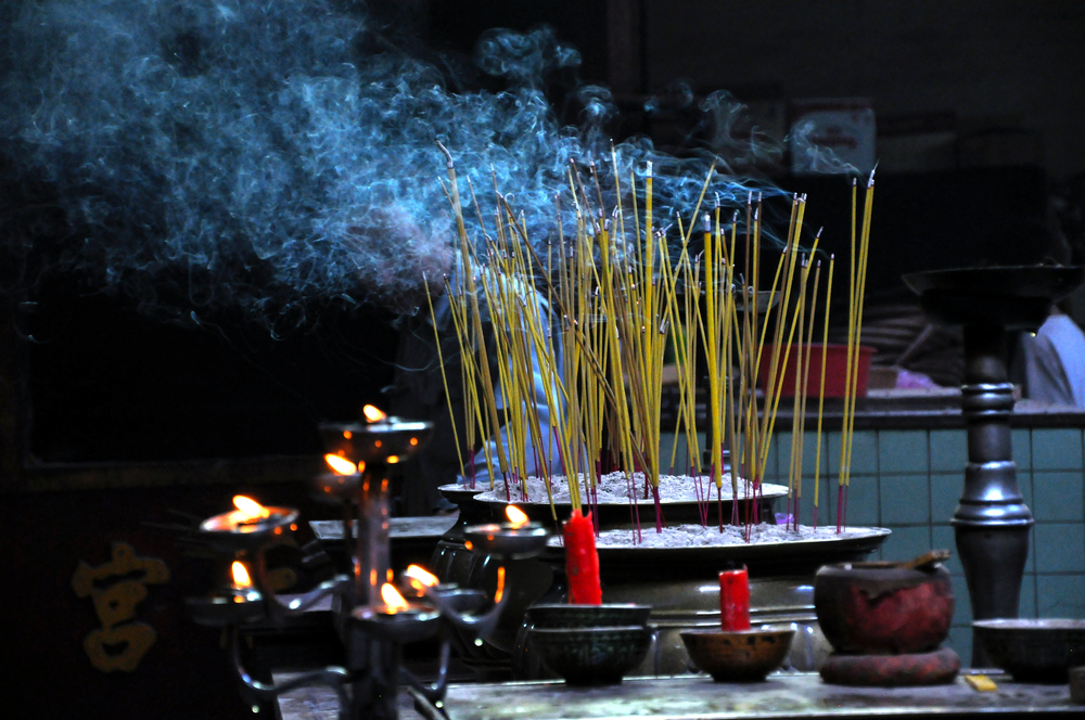 The incense sticks are highly used during the Chinese Lunar year.