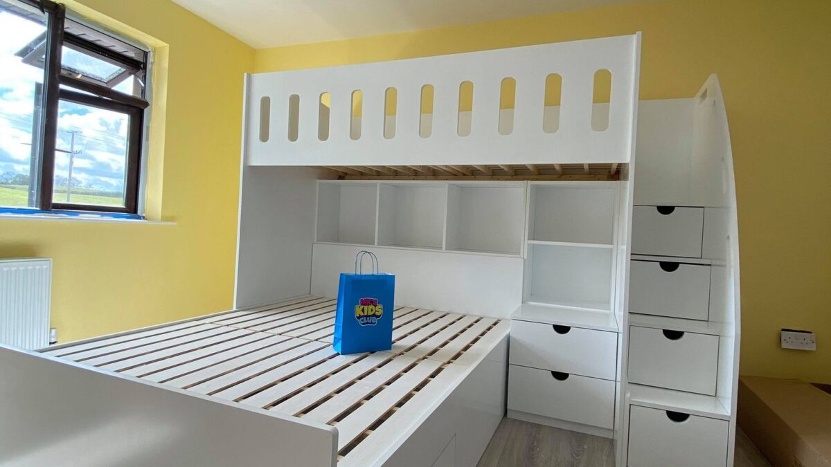 A Double Over Double Bunk Bed is The Perfect Solution for Small Children