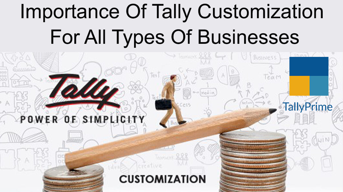 Importance Of Tally Customization For All Types Of Businesses