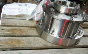 Mechanical seal designed for use in the chemical industry