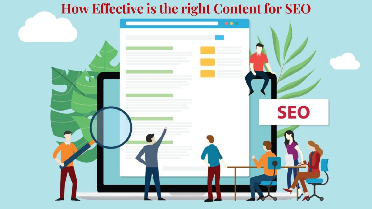 How Effective is the right Content for SEO