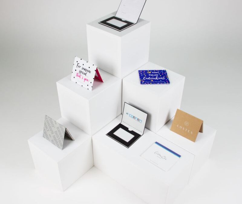 Custom Printed Gift Card Boxes.