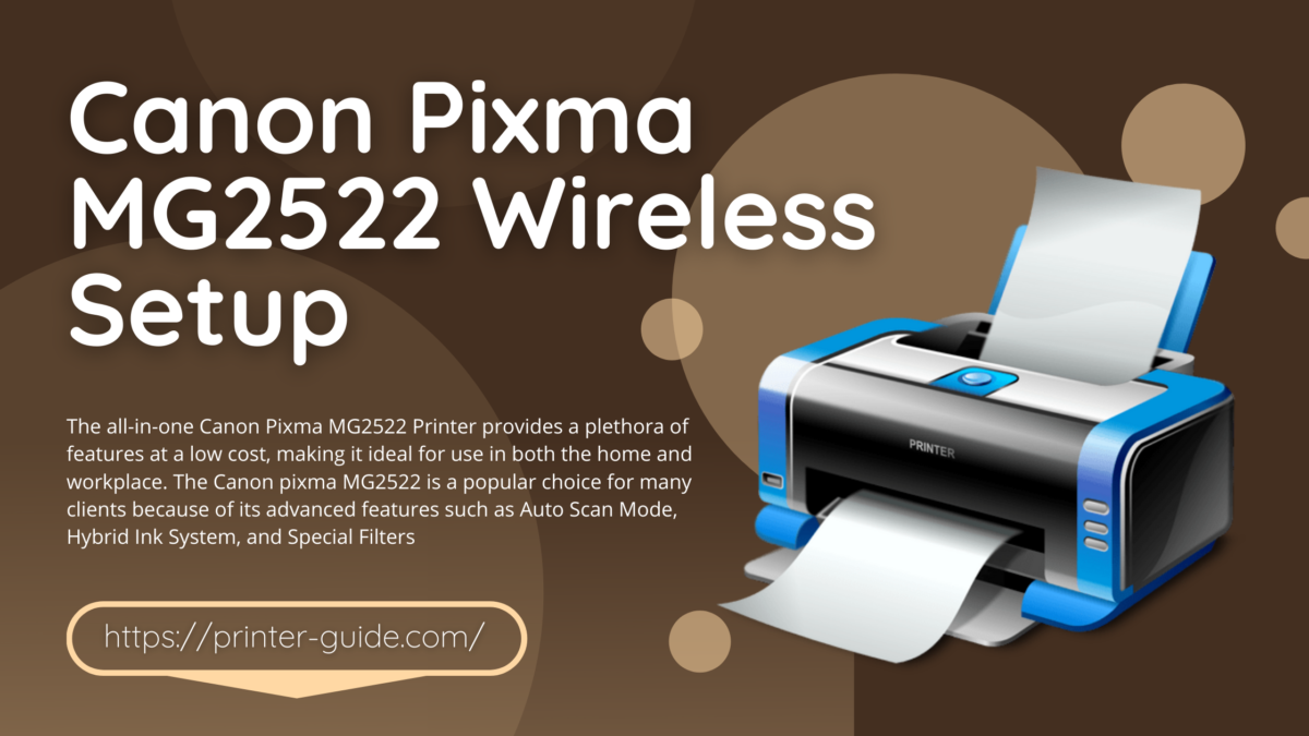 What are the steps I need to take to reset the Canon Pixma MG2522 printer?