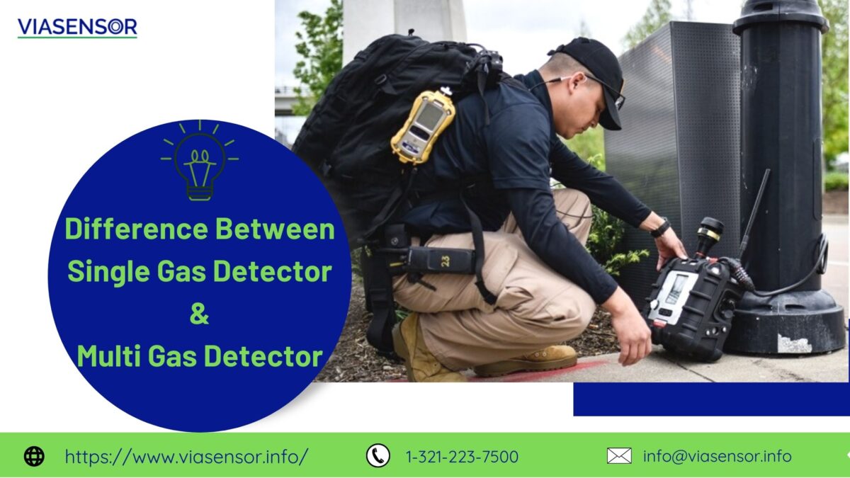 How does a single gas detector differ from a multi gas detector?