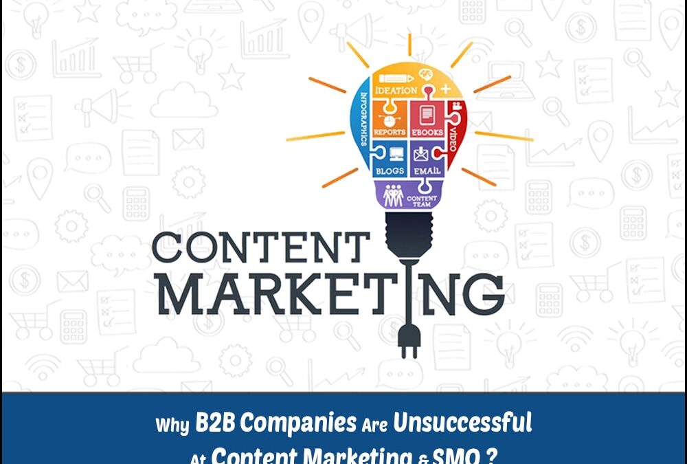 Why B2B Companies Are Unsuccessful At Content Marketing & SMO ?