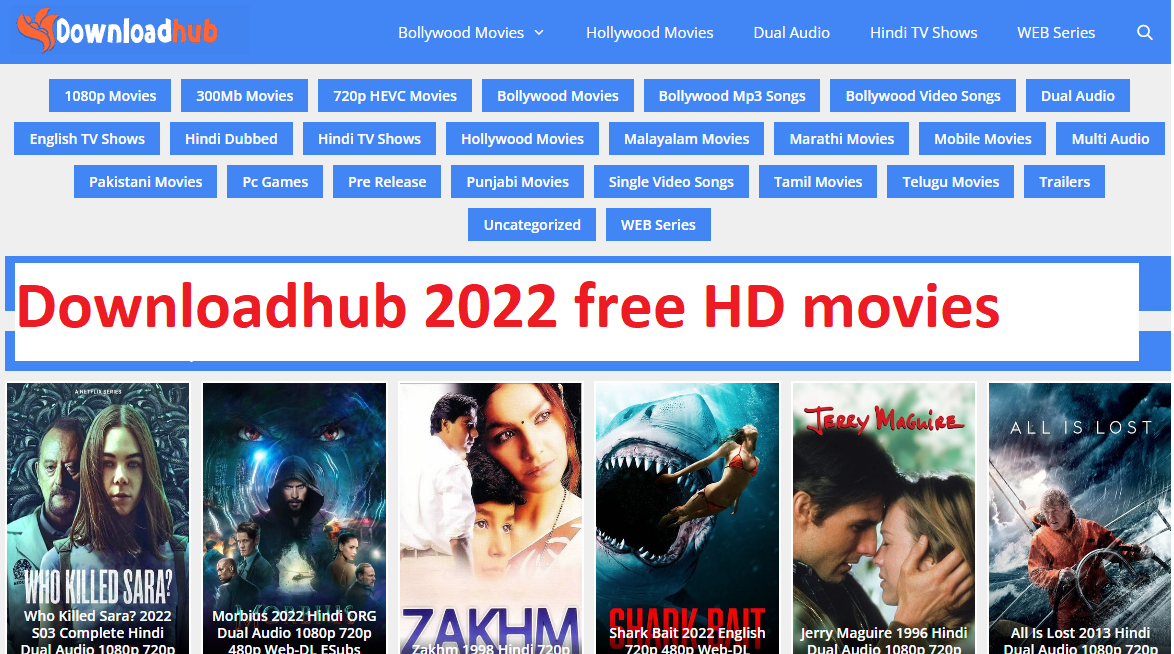 Downloadhub (2022) Bollywood-Hollywood’s most powerful new recovery site
