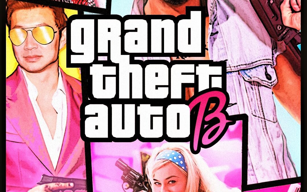 Barbie Film Becomes The Following GTA In Humorous Poster Style