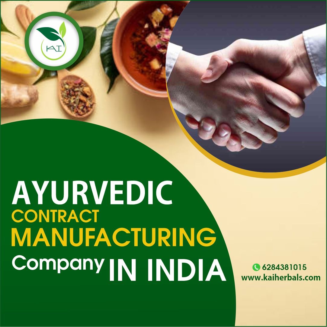 Ayurvedic Contract Manufacturing Company in India