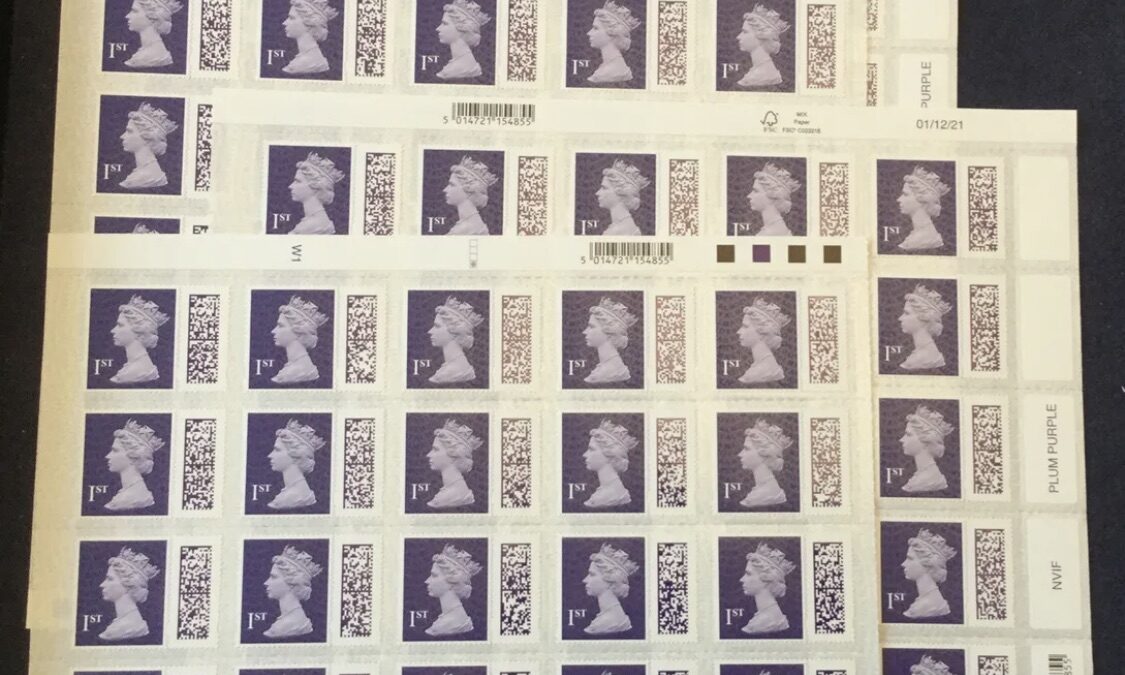 What will be the cost of 1st and 2nd postage class stamps?