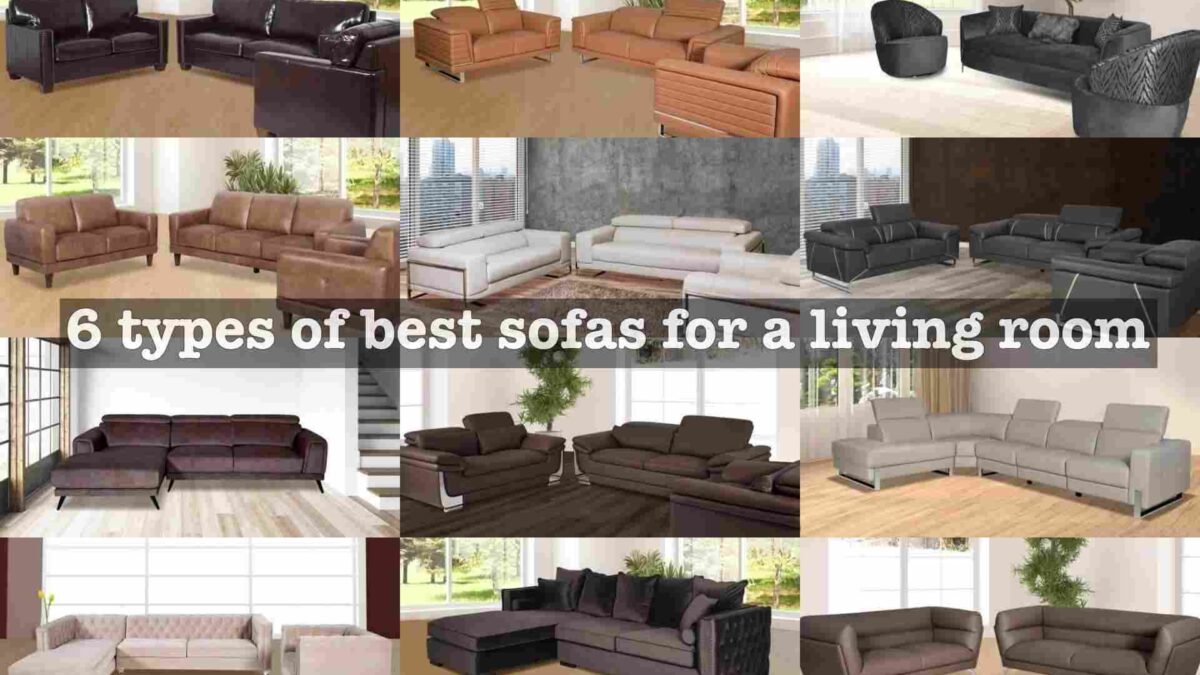6 types of best sofas for a living room upgrade on every budget