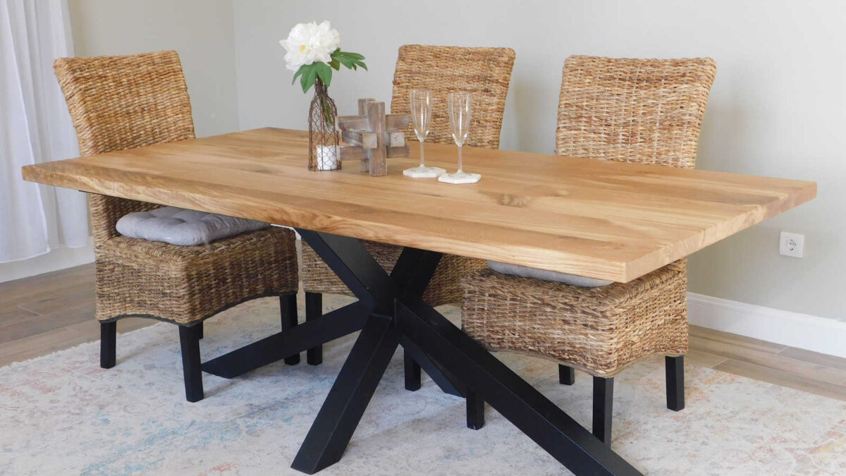 Taking care of a wooden dining table