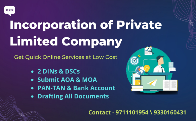 Private Limited Company Registration Fees & Process