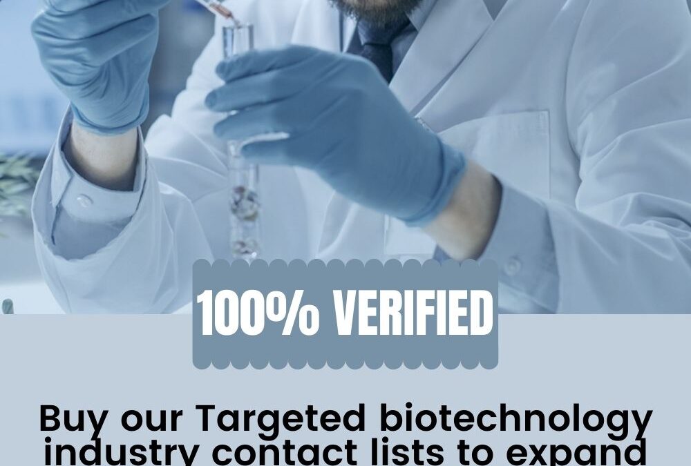 Biotechnology Industry Email List | 100% Opt-In Database